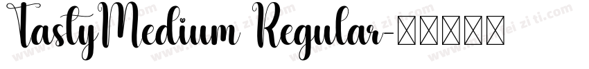 TastyMedium Regular字体转换